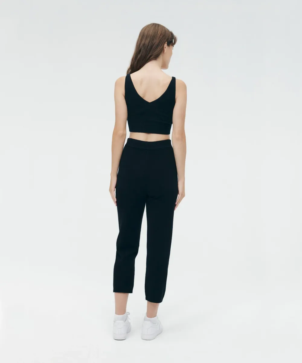 Signature Cashmere Cropped Pant 5