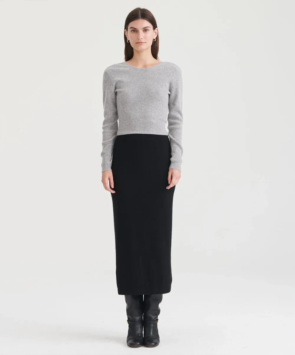 Signature Cashmere Crossover Sweater 24