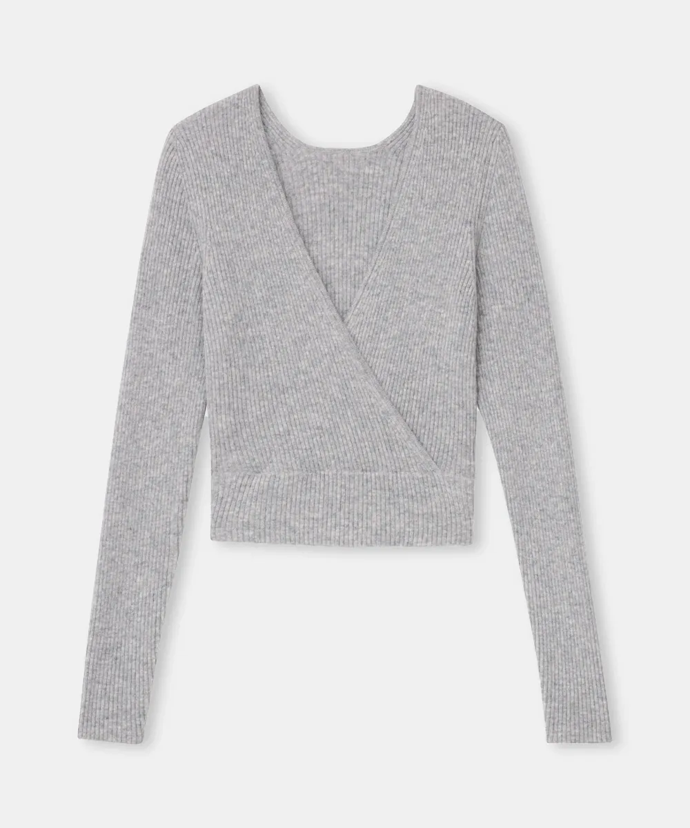 Signature Cashmere Crossover Sweater 29