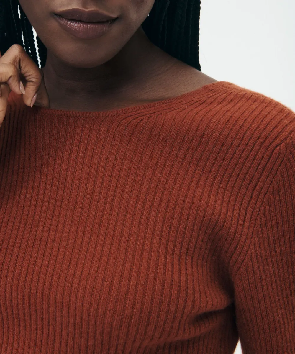 Signature Cashmere Crossover Sweater 9