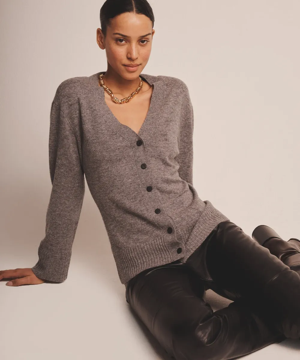 Signature Cashmere Fitted Cardigan 2