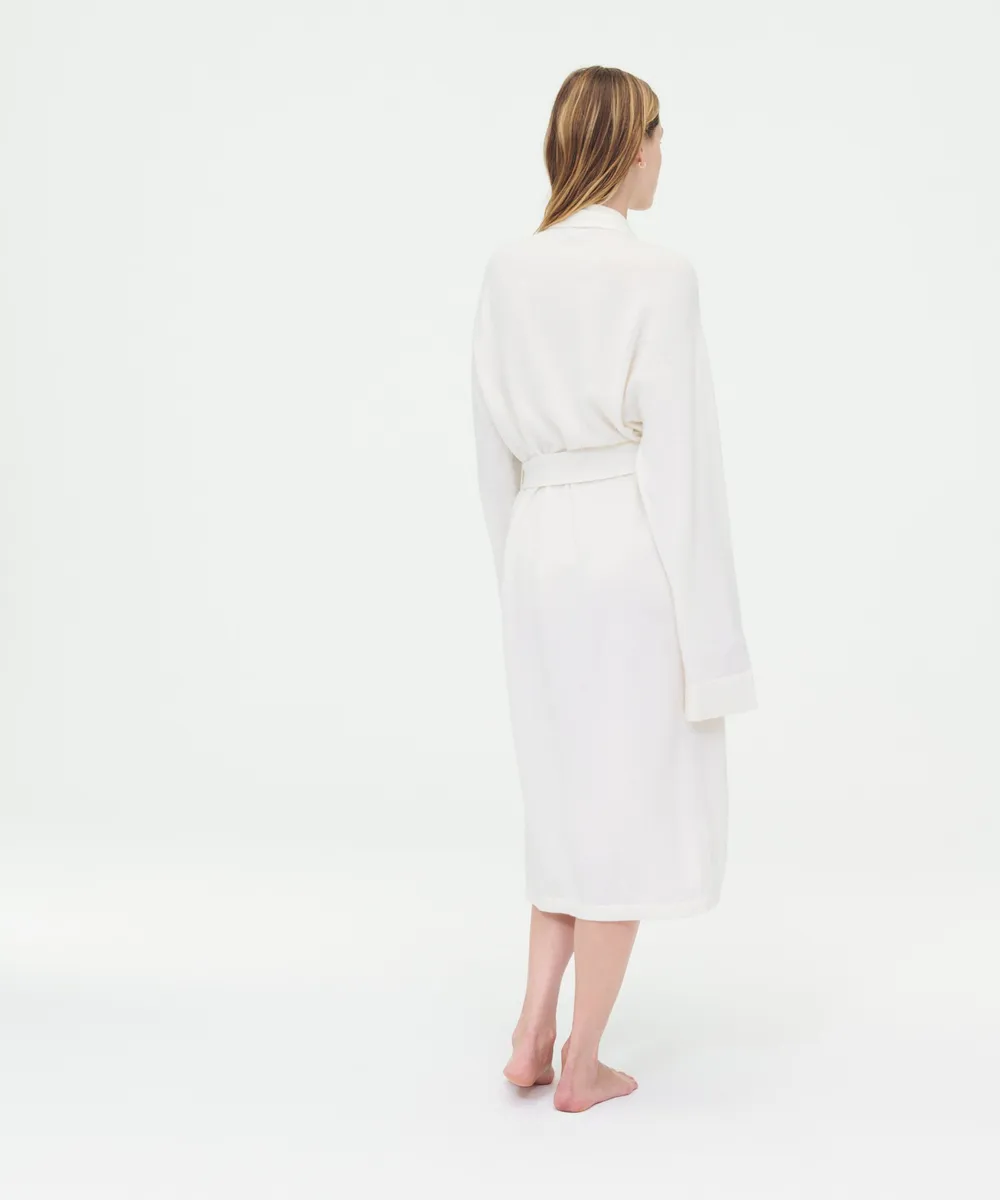 Signature Cashmere Long Robe 7
