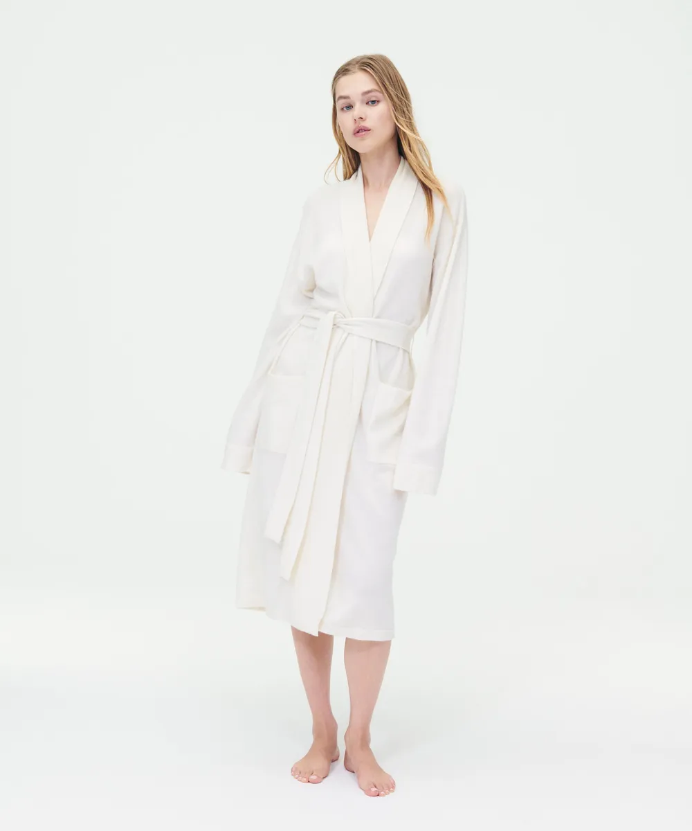 Signature Cashmere Long Robe 8