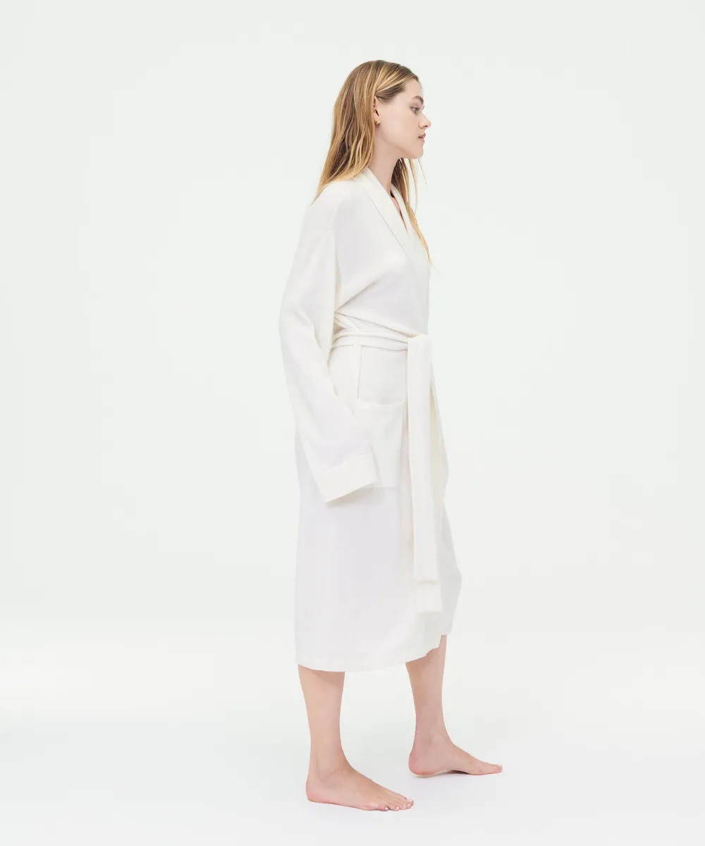 Signature Cashmere Long Robe 10