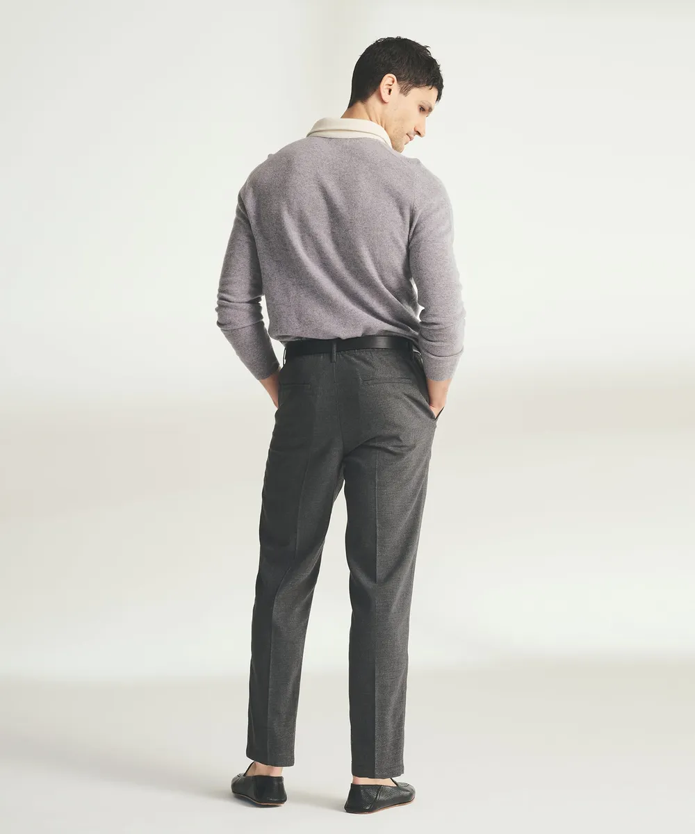 Signature Cashmere Long Sleeve Polo with Contrast Collar 8