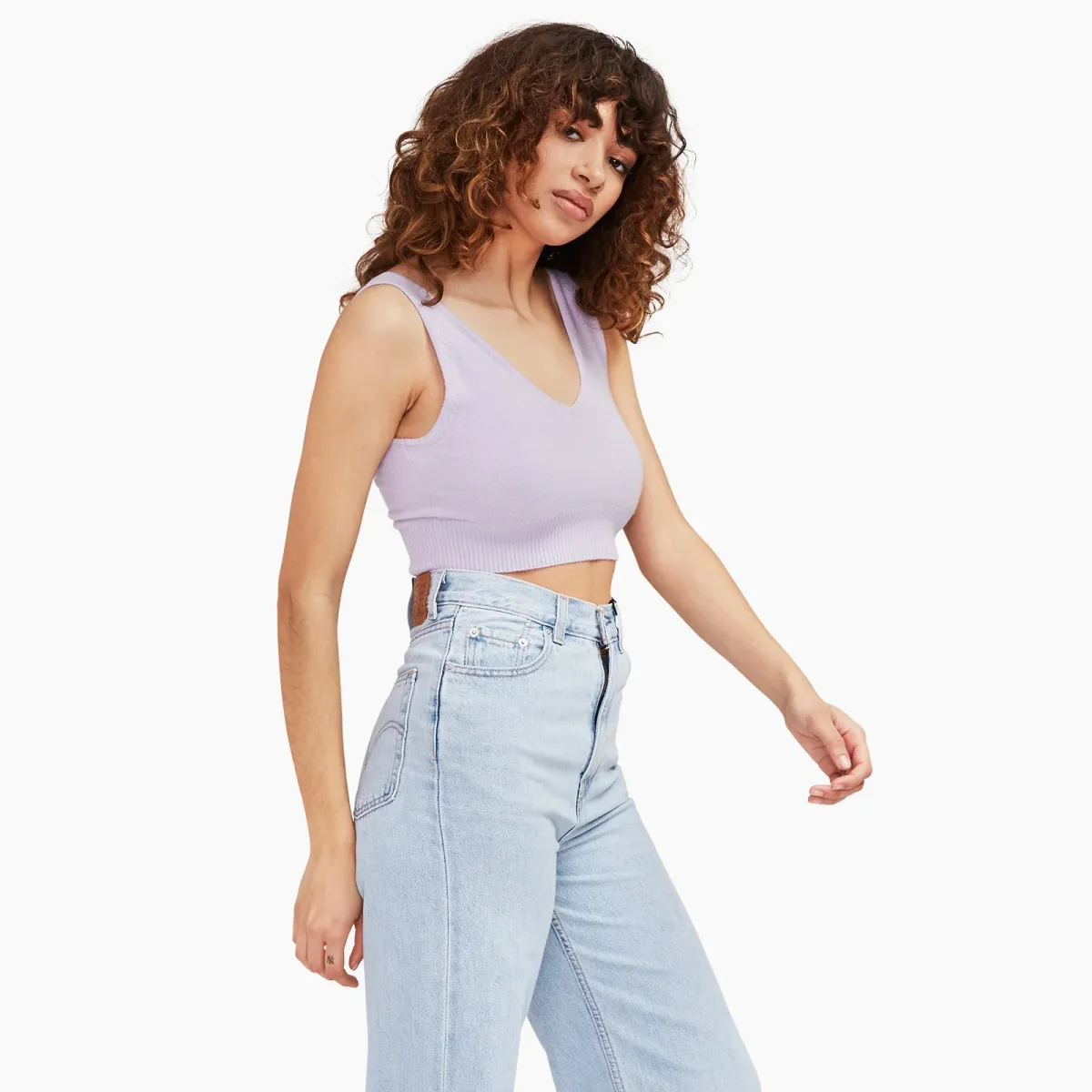 Signature Cashmere Longline Bra Tops 14