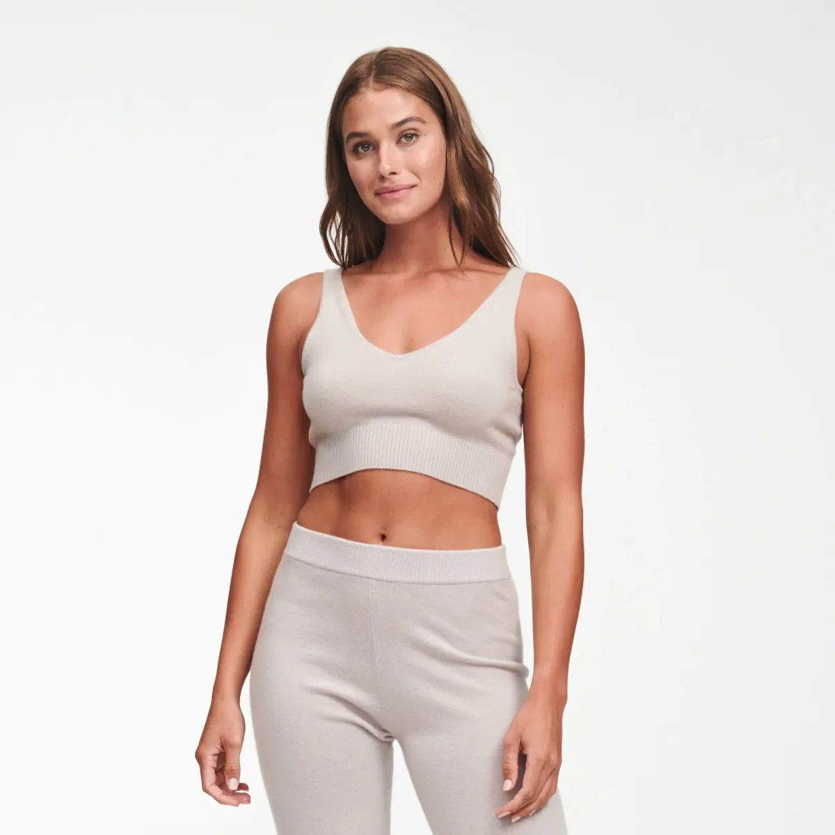 Signature Cashmere Longline Bra Tops 19
