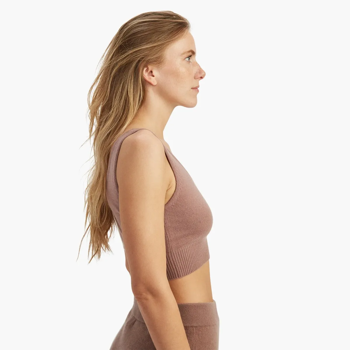 Signature Cashmere Longline Bra Tops 29