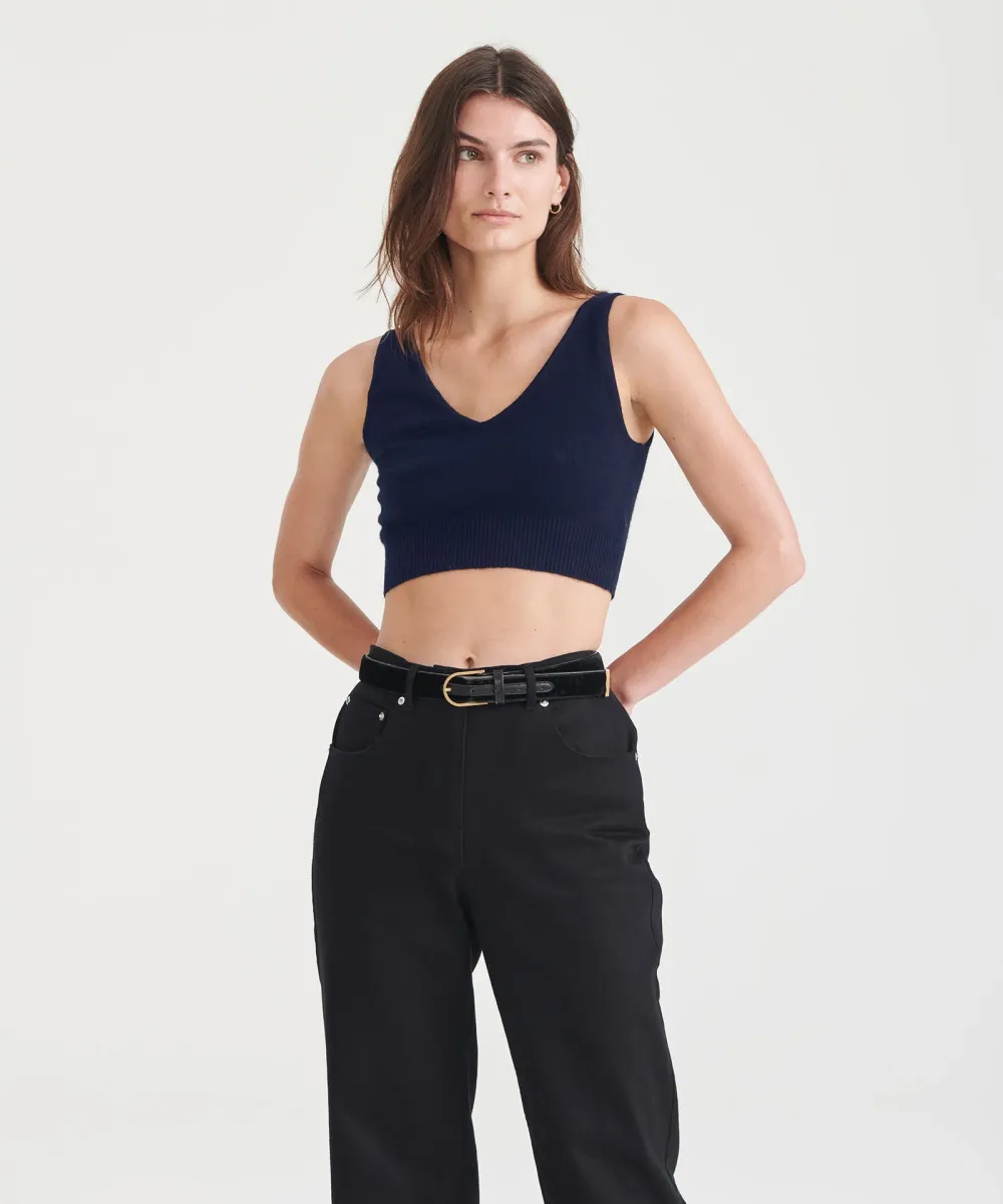 Signature Cashmere Longline Bra Tops 4