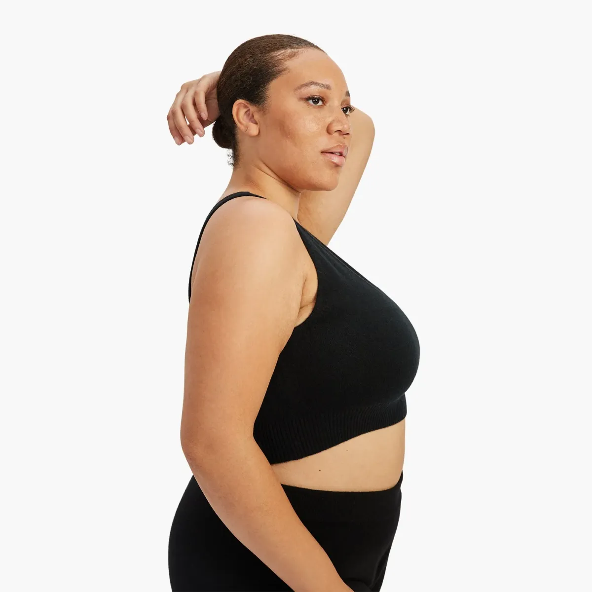 Signature Cashmere Longline Bra Tops 38