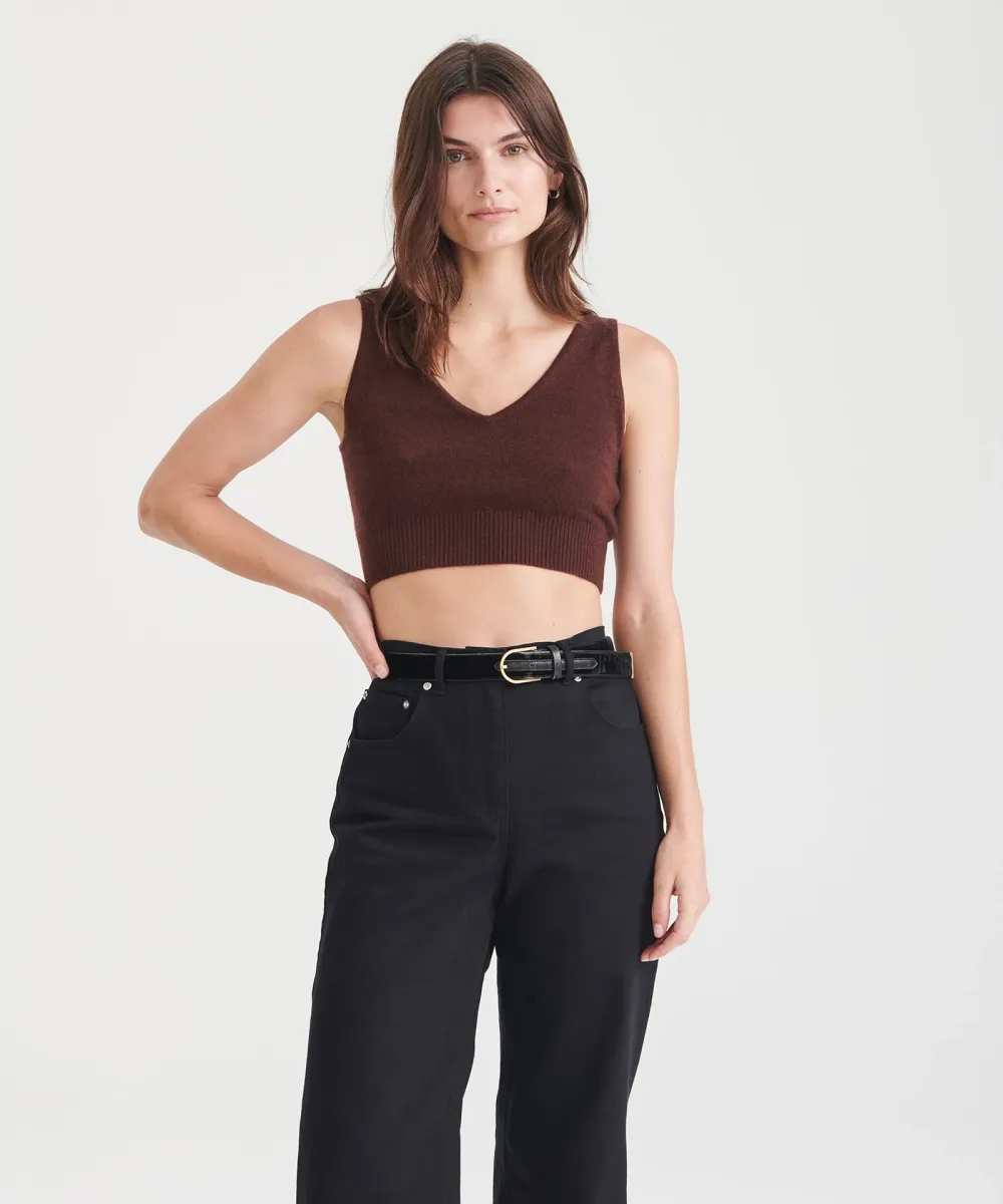 Signature Cashmere Longline Bra Tops 5