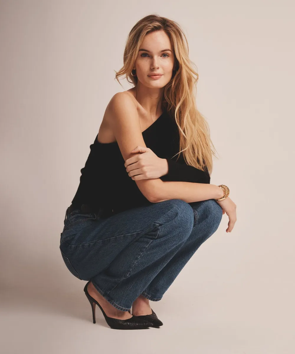 Signature Cashmere One Shoulder Sweater 5