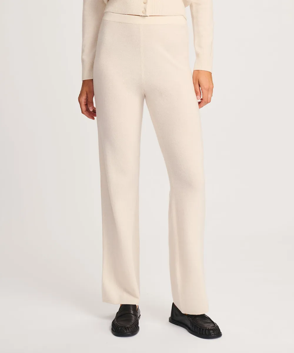 Signature Cashmere Straight Leg Pant