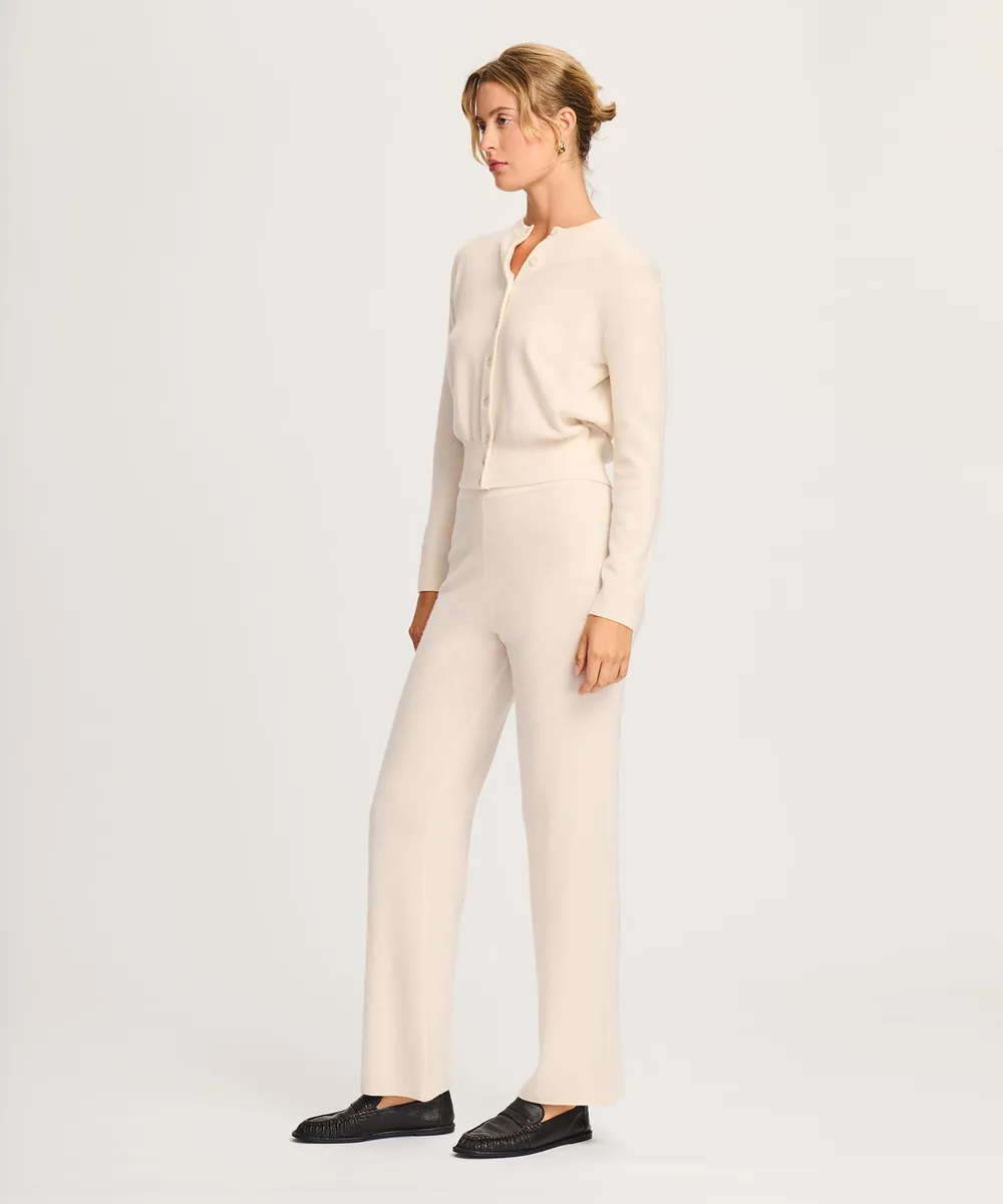 Signature Cashmere Straight Leg Pant 4