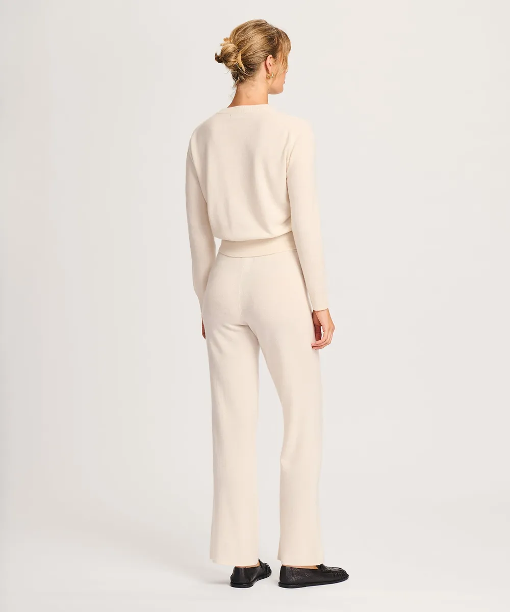 Signature Cashmere Straight Leg Pant 5