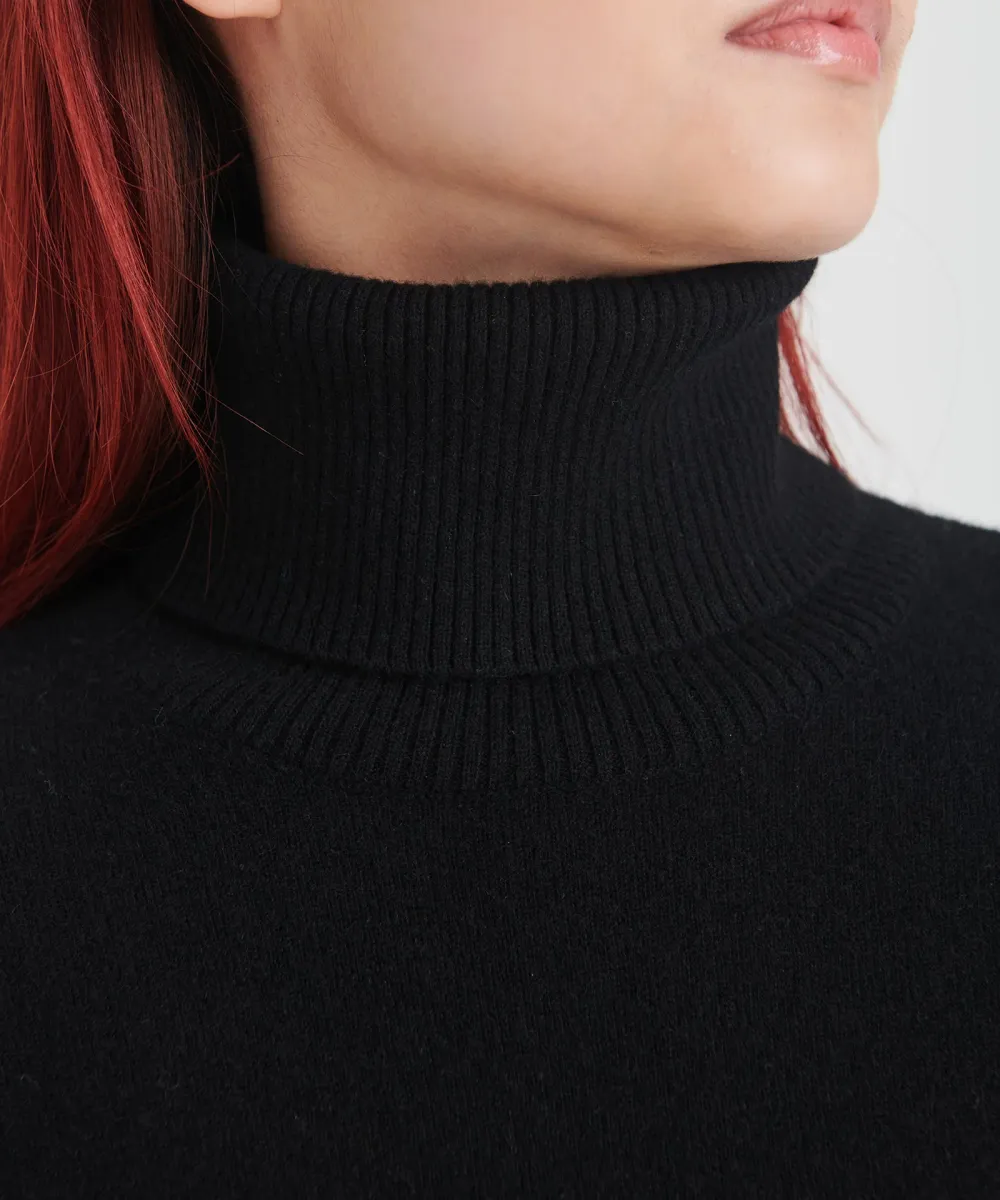 Signature Cashmere Turtleneck Dress 14