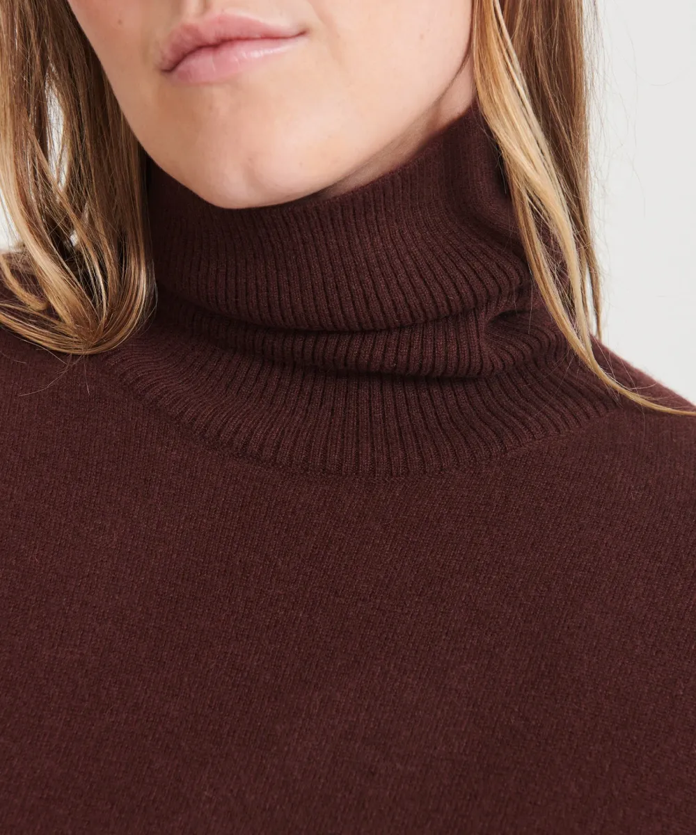 Signature Cashmere Turtleneck Dress 15