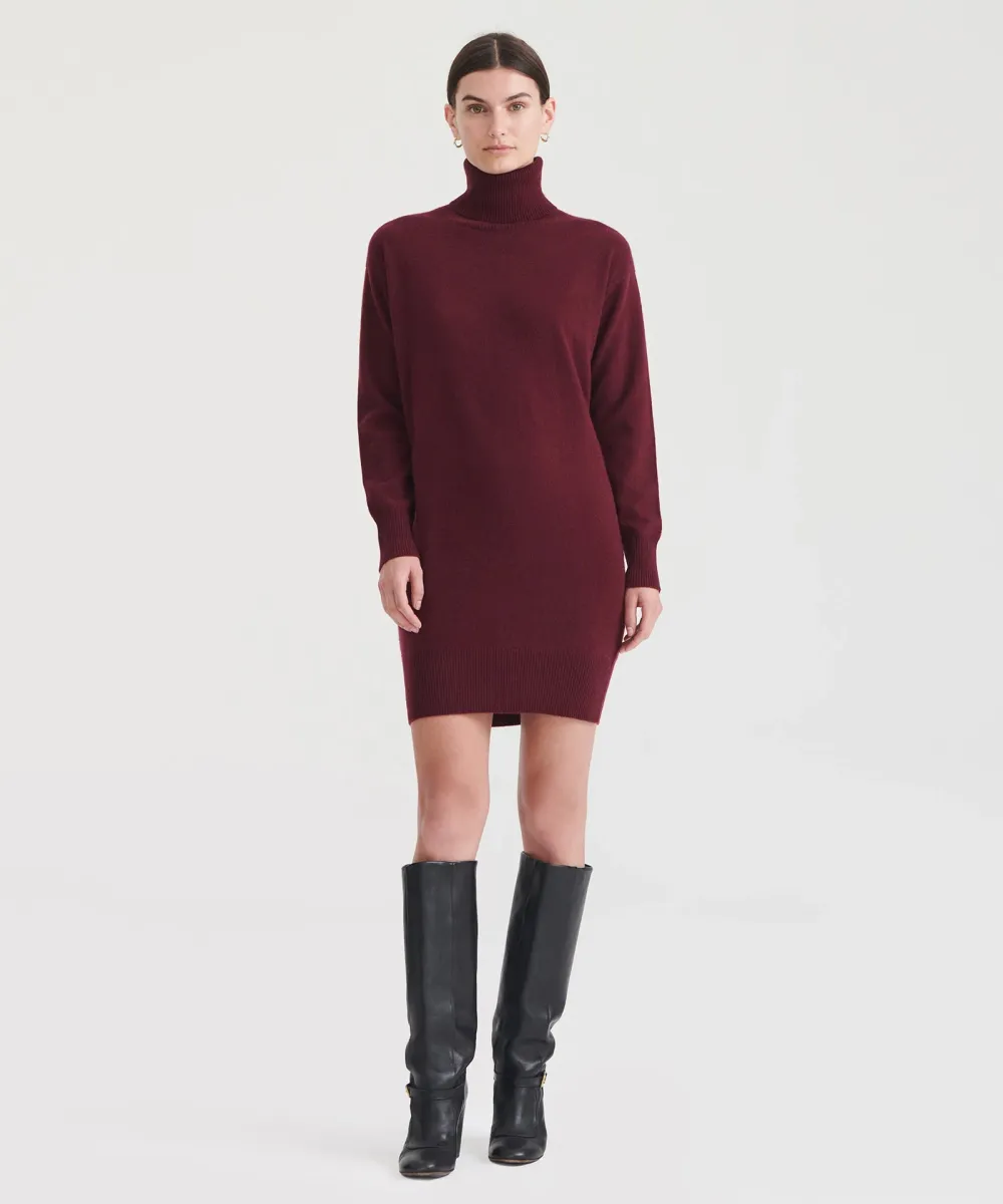 Signature Cashmere Turtleneck Dress 3