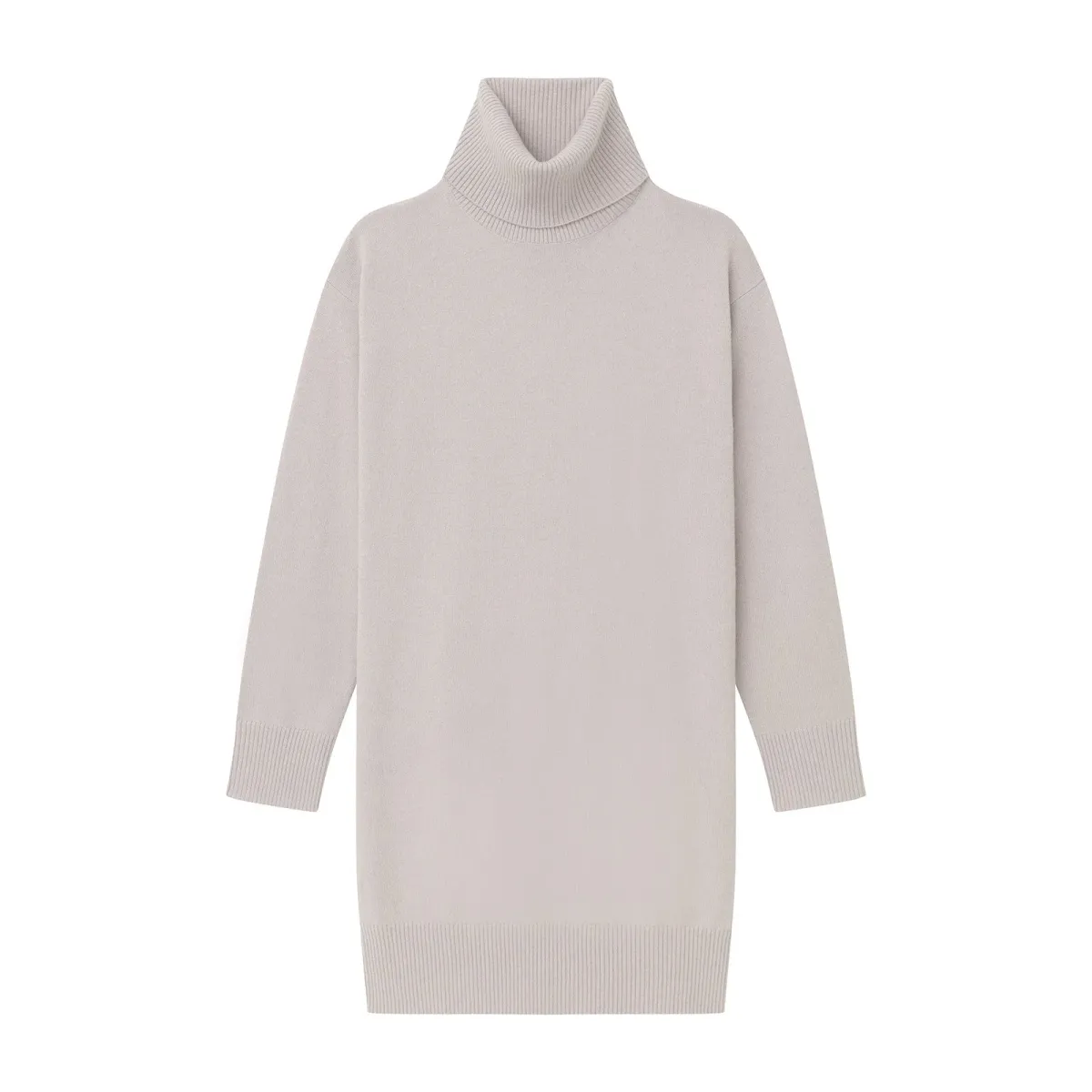 Signature Cashmere Turtleneck Dress 21