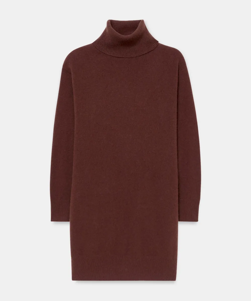 Signature Cashmere Turtleneck Dress 23