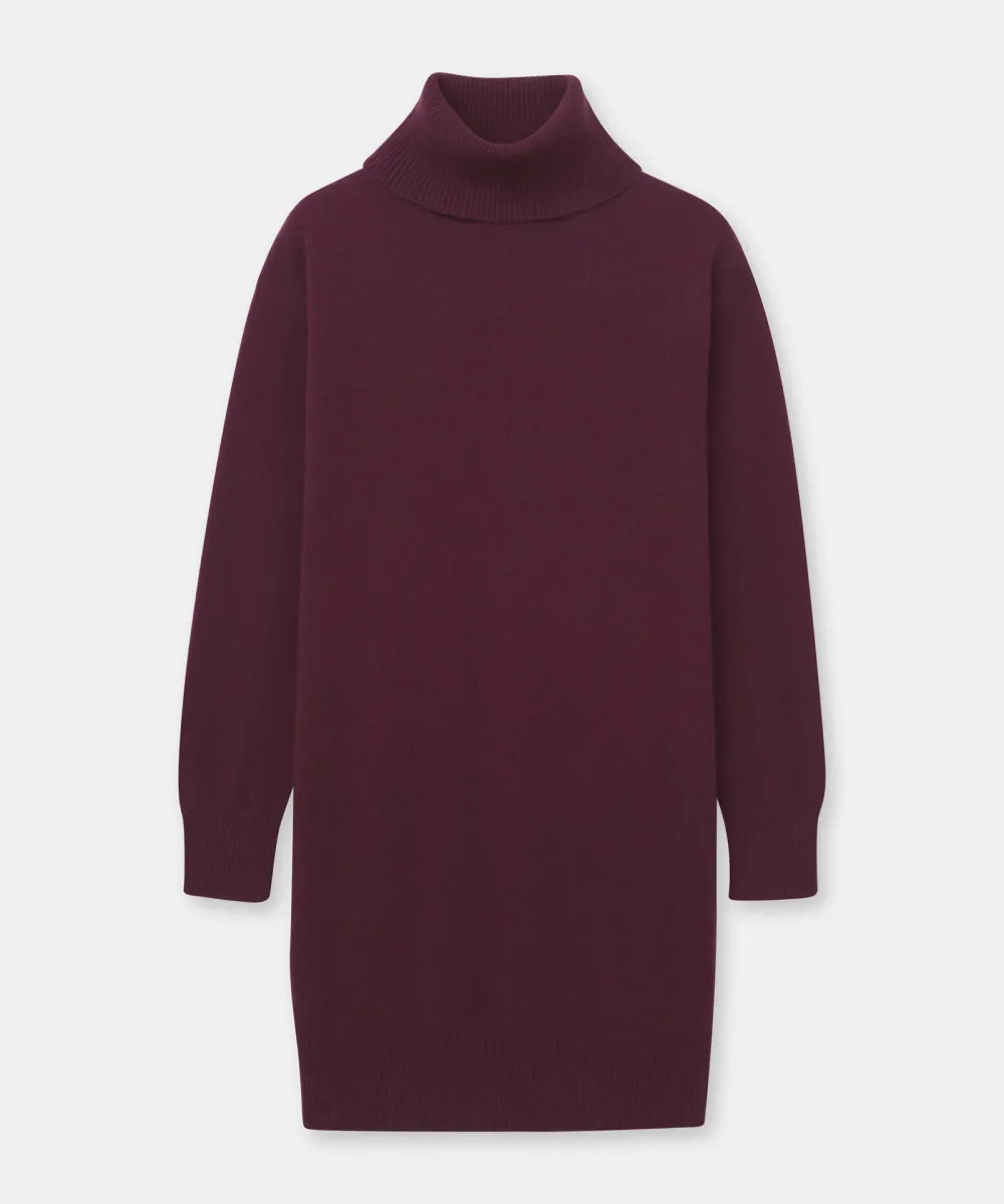 Signature Cashmere Turtleneck Dress 24