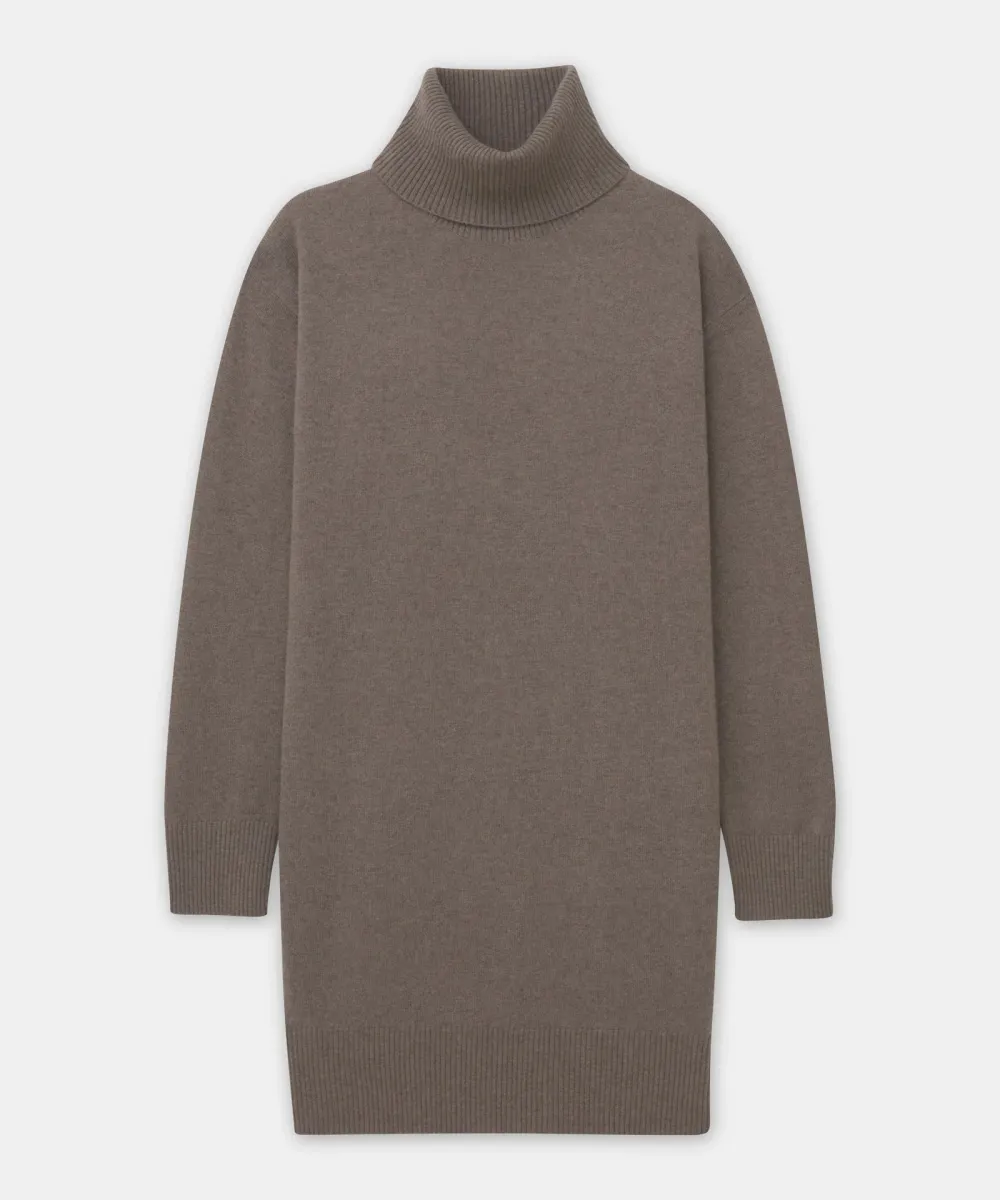 Signature Cashmere Turtleneck Dress 25