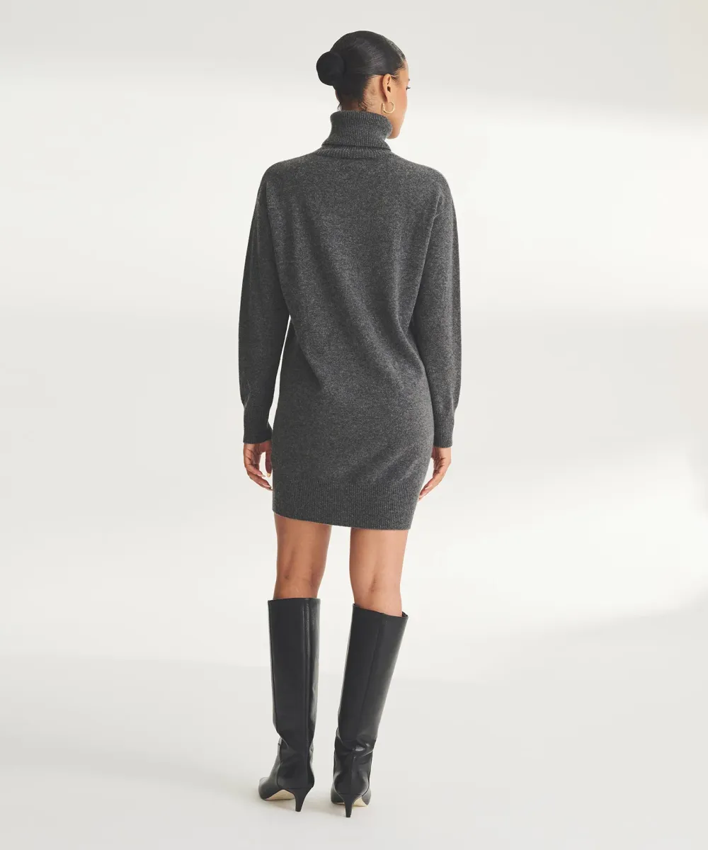 Signature Cashmere Turtleneck Dress 30