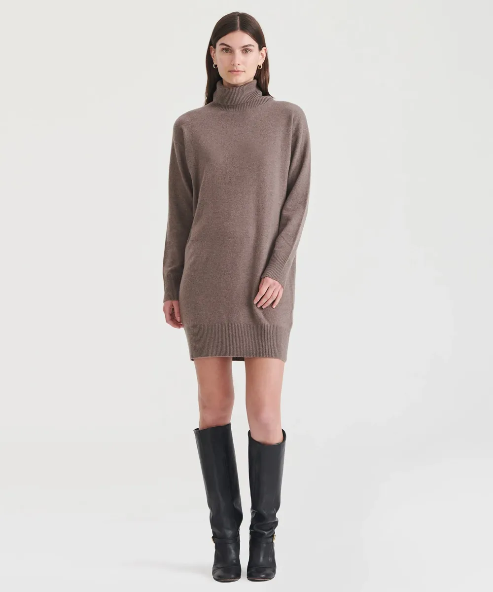 Signature Cashmere Turtleneck Dress 4