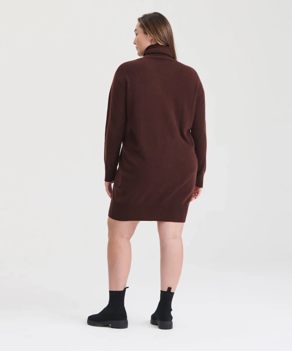 Signature Cashmere Turtleneck Dress 6
