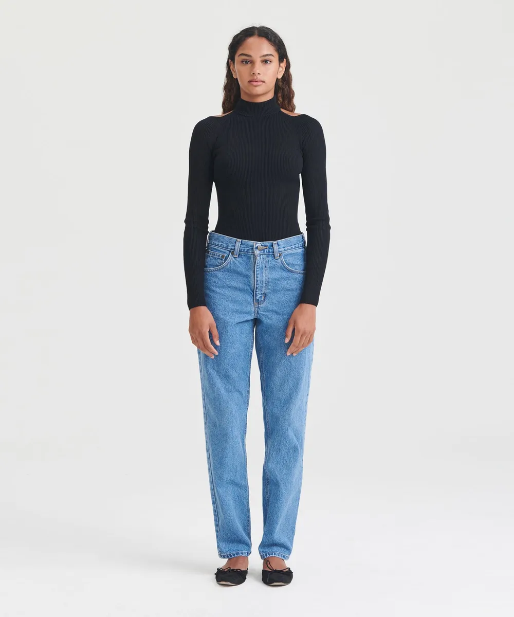 Silk Cashmere Cutout Turtleneck 11