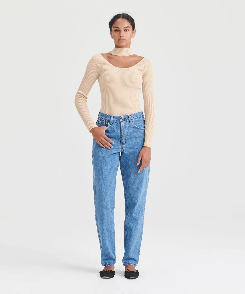 Silk Cashmere Cutout Turtleneck 4