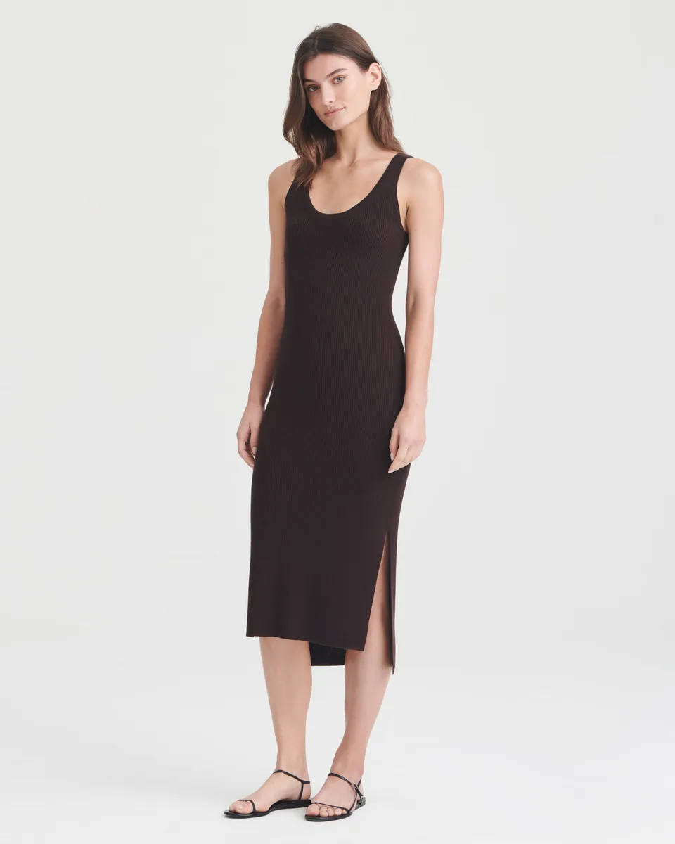 Silk Cashmere Midi Tank Dress 2