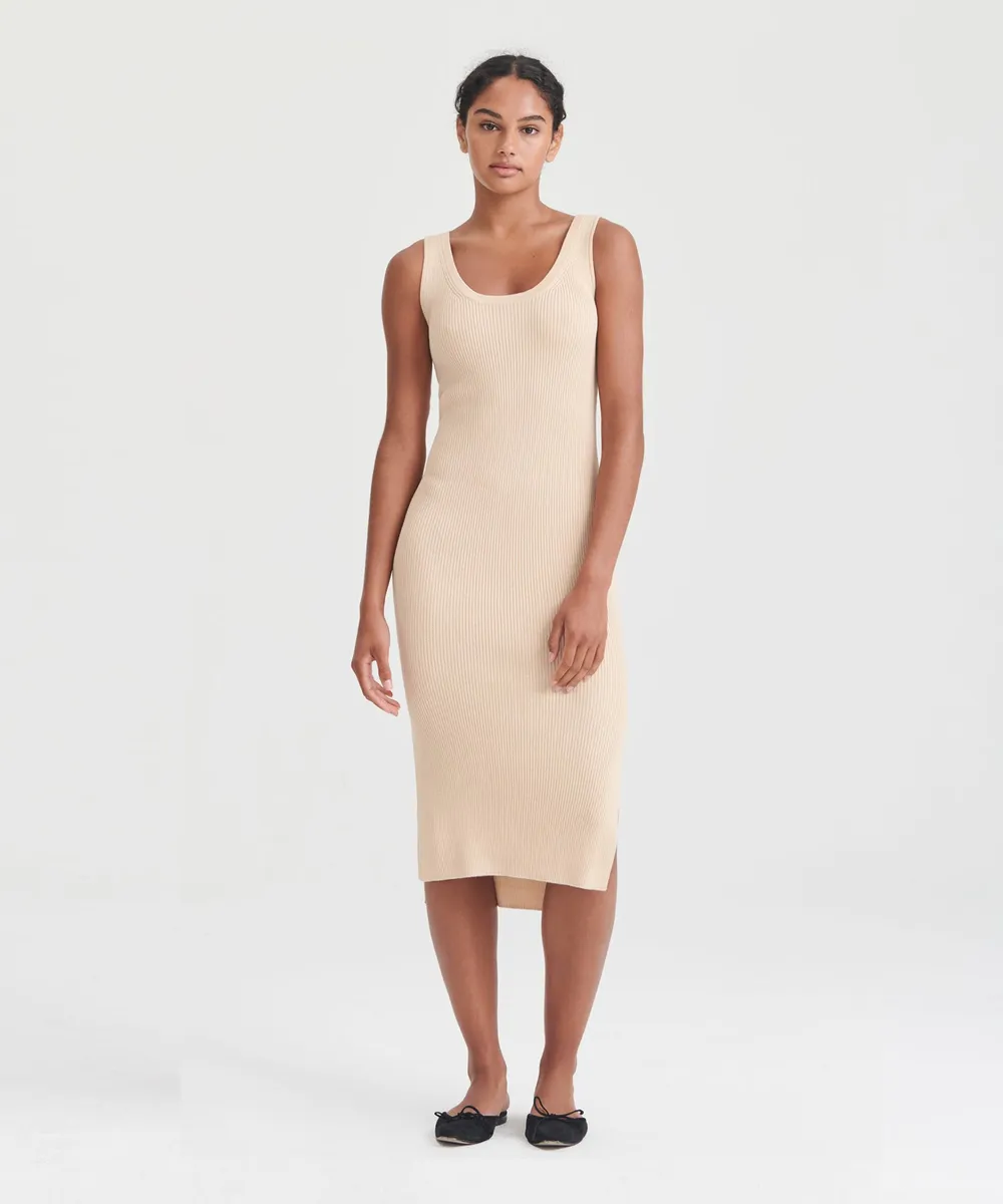 Silk Cashmere Midi Tank Dress 13