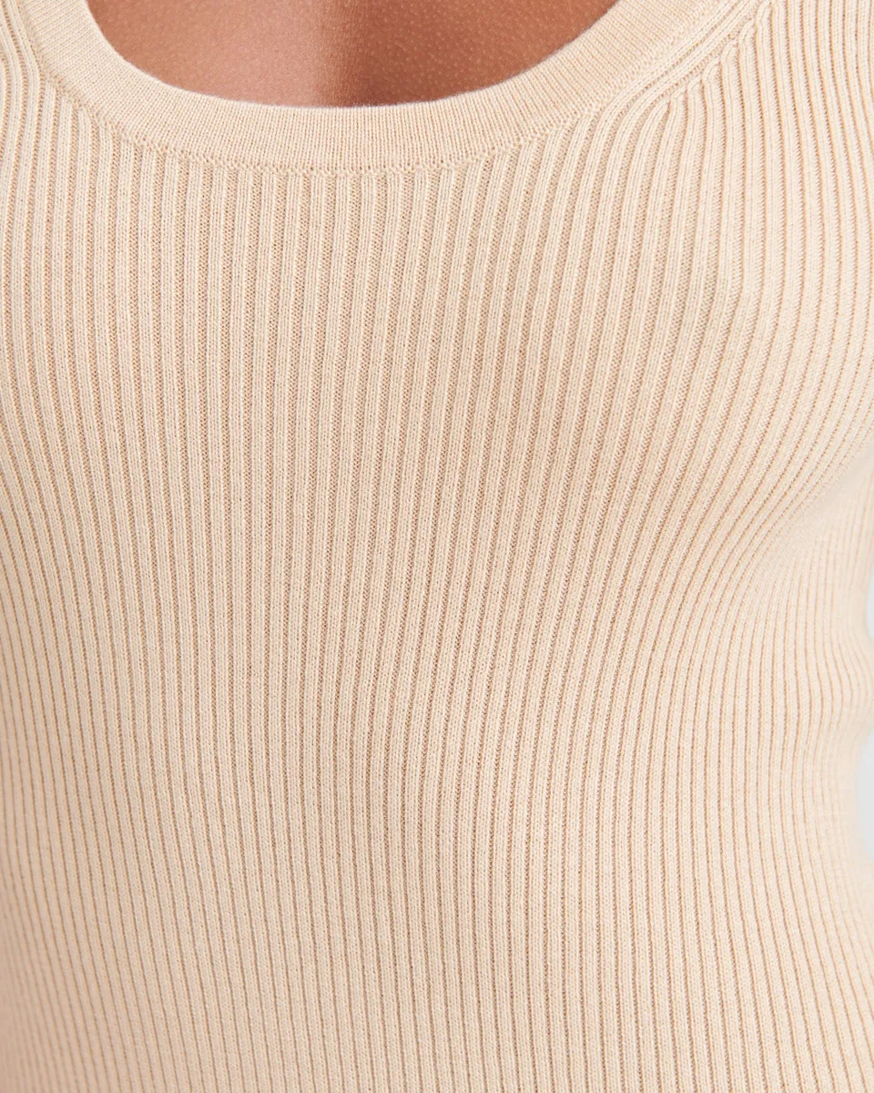 Silk Cashmere Midi Tank Dress 14