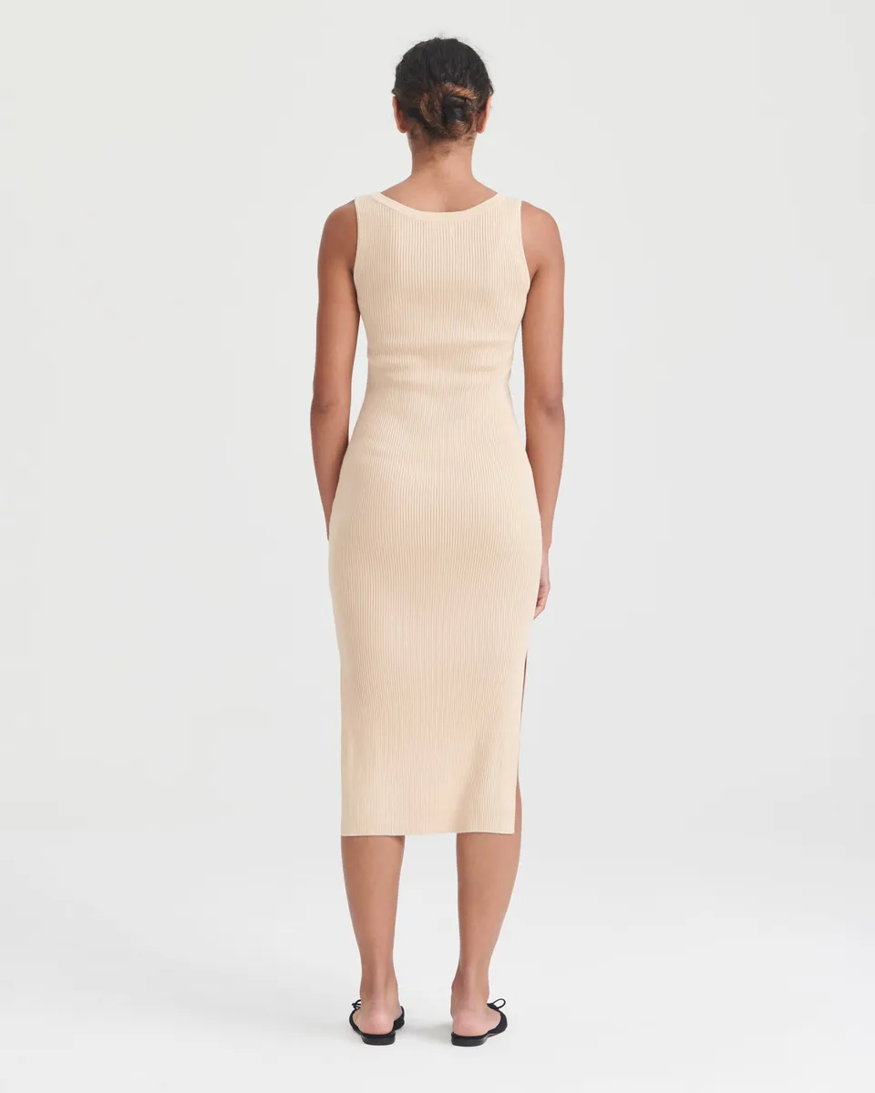 Silk Cashmere Midi Tank Dress 16