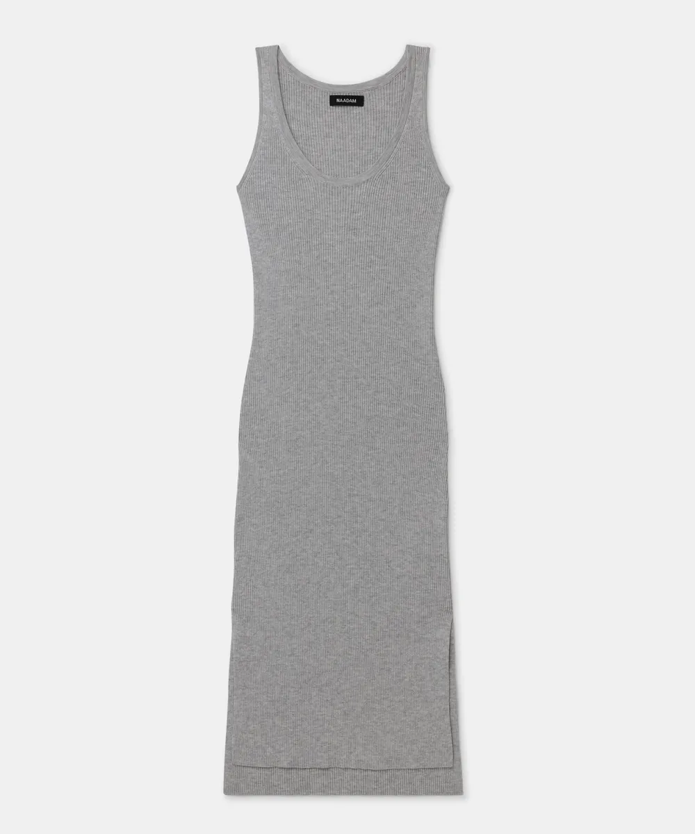 Silk Cashmere Midi Tank Dress 18