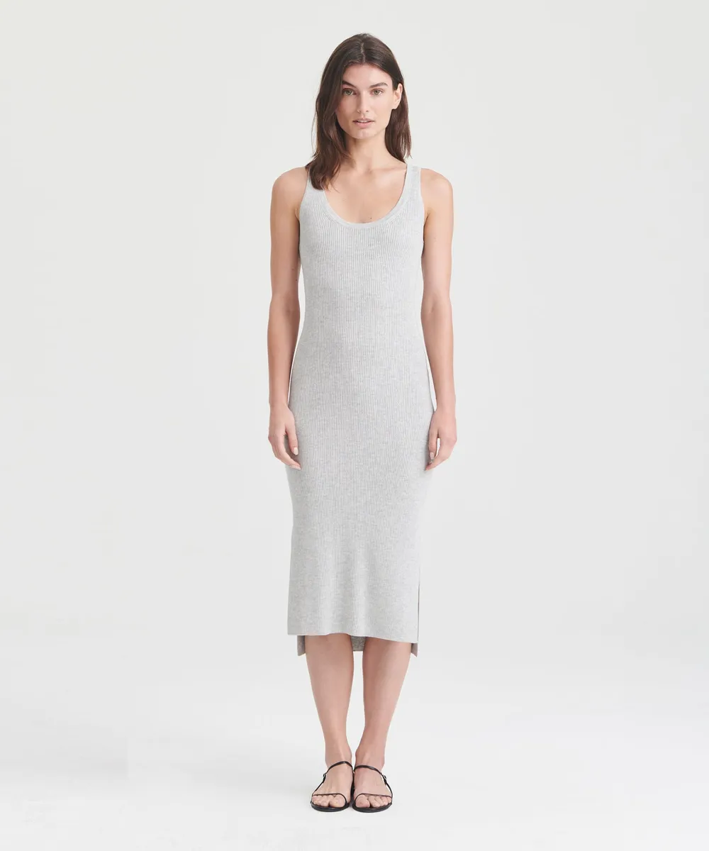 Silk Cashmere Midi Tank Dress 4
