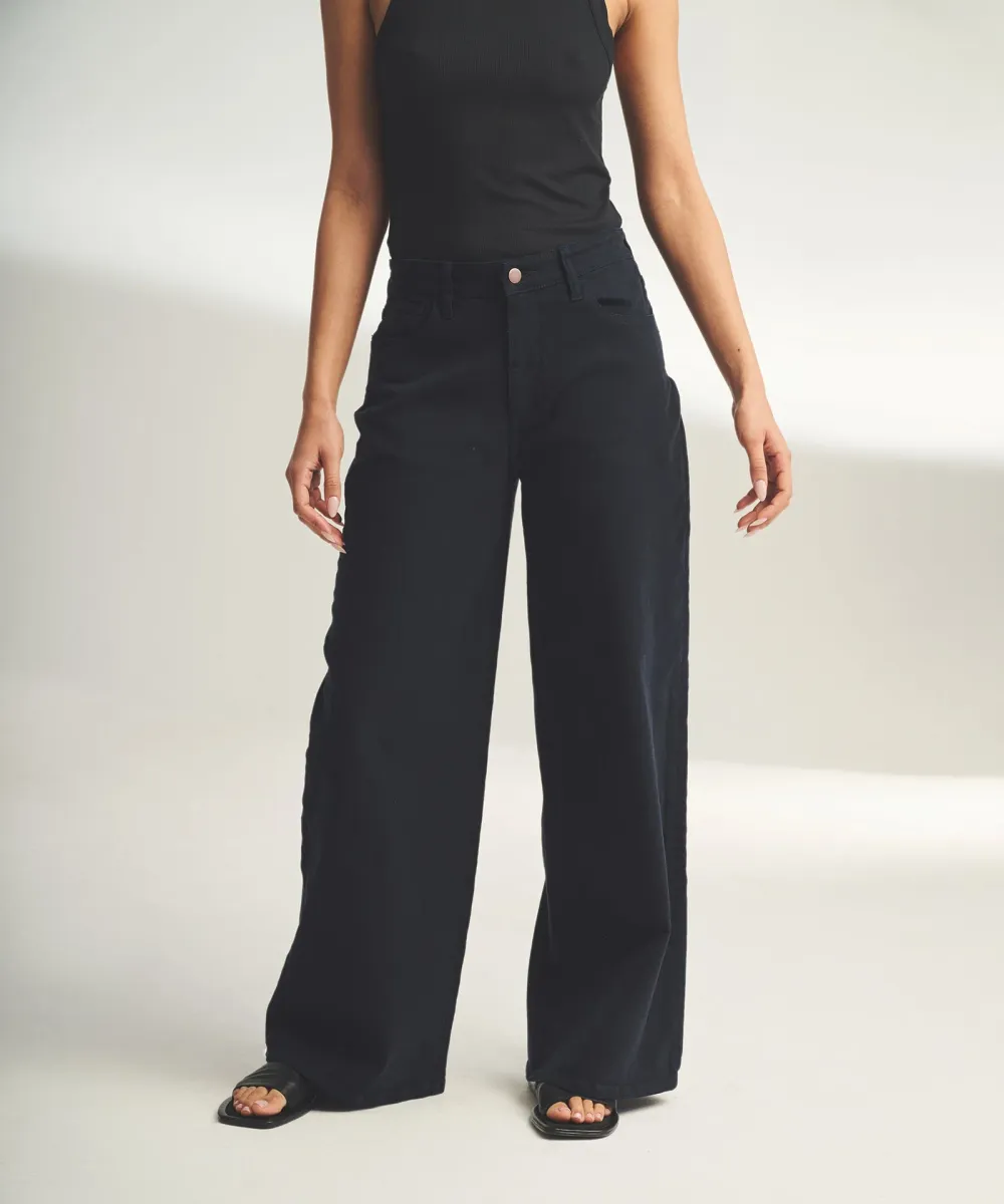Soft Denim Wide Leg Pant 4