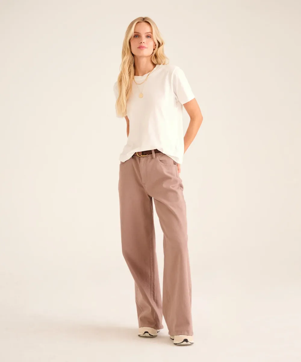 Soft Denim Wide Leg Pant 8