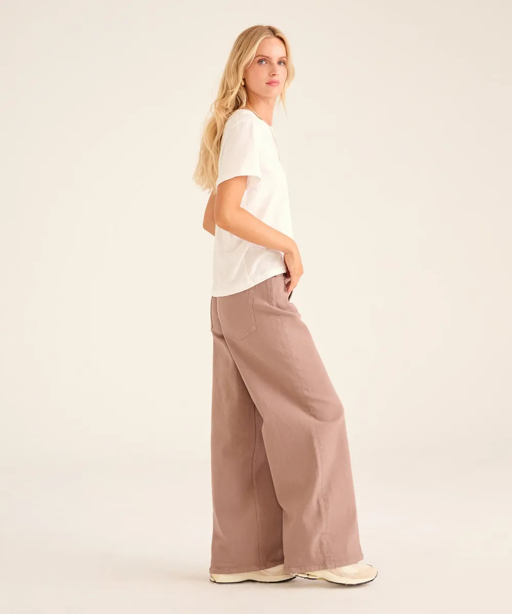 Soft Denim Wide Leg Pant 9