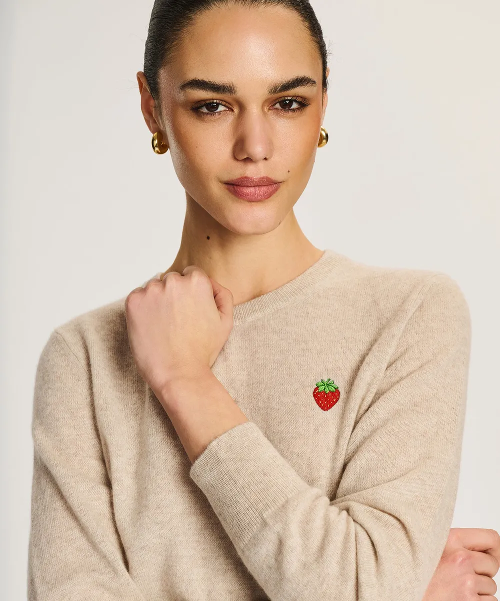 Strawberry Cashmere Sweater