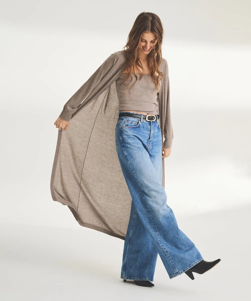 Super Fine Cashmere Duster 2