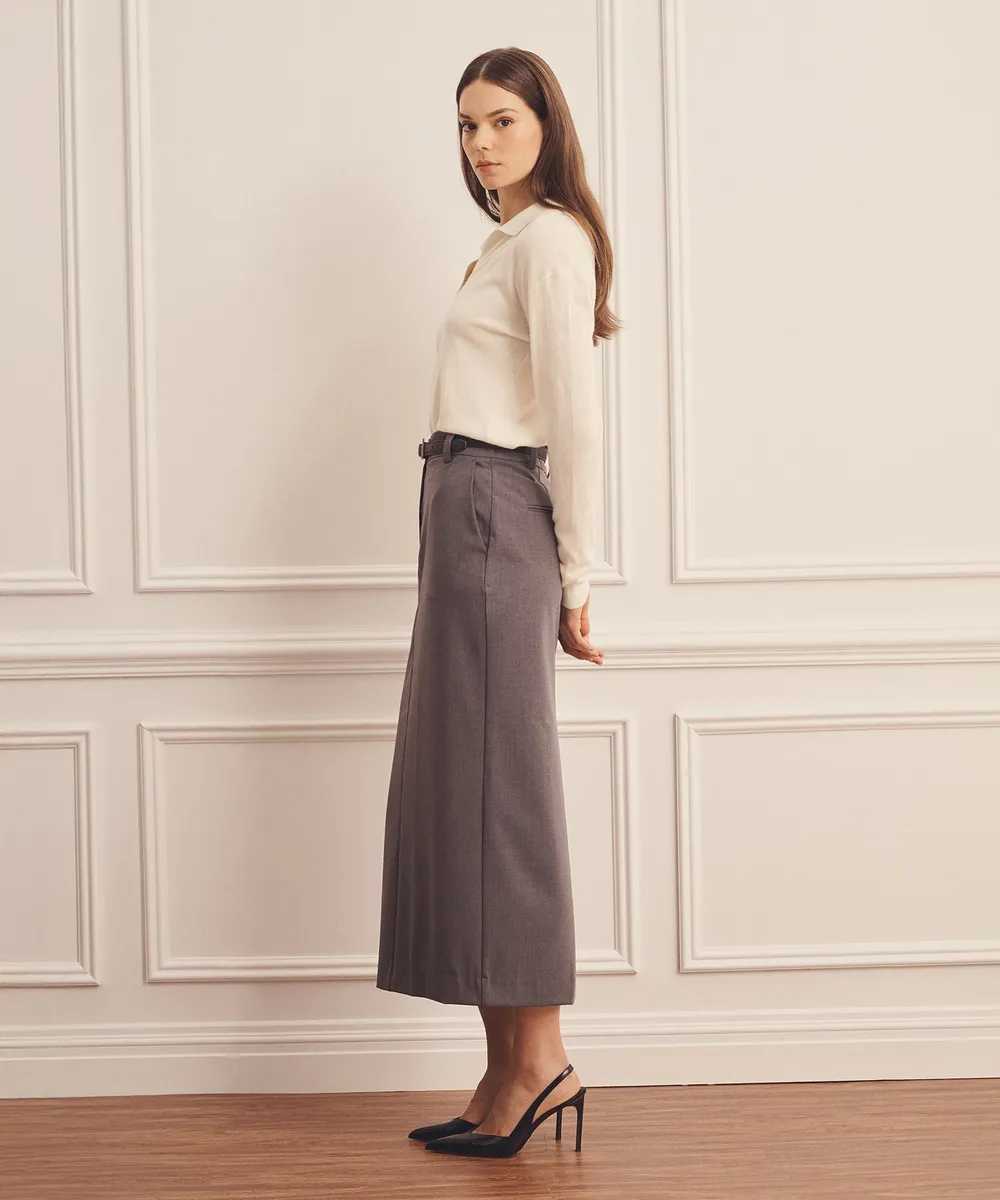 Super Fine Cashmere Long Sleeve Polo 6