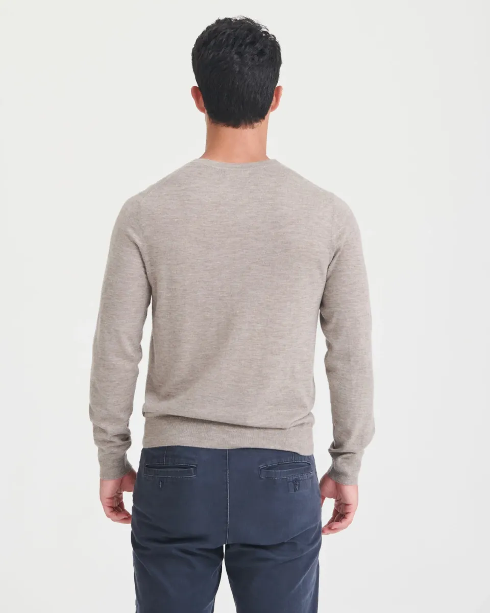 Super Fine Cashmere Long Sleeve V-Neck 8