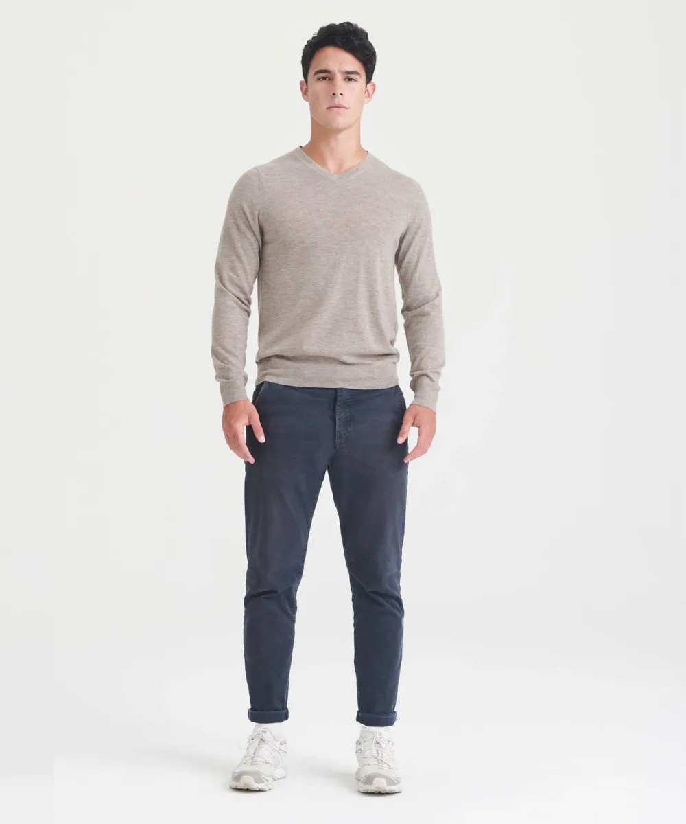 Super Fine Cashmere Long Sleeve V-Neck 9