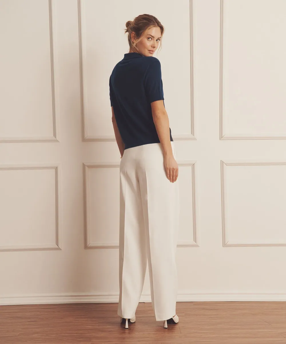 Super Fine Cashmere Short Sleeve Polo 15