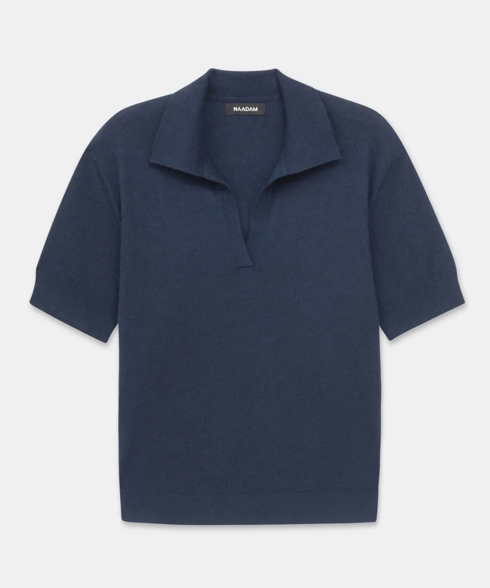 Super Fine Cashmere Short Sleeve Polo 29