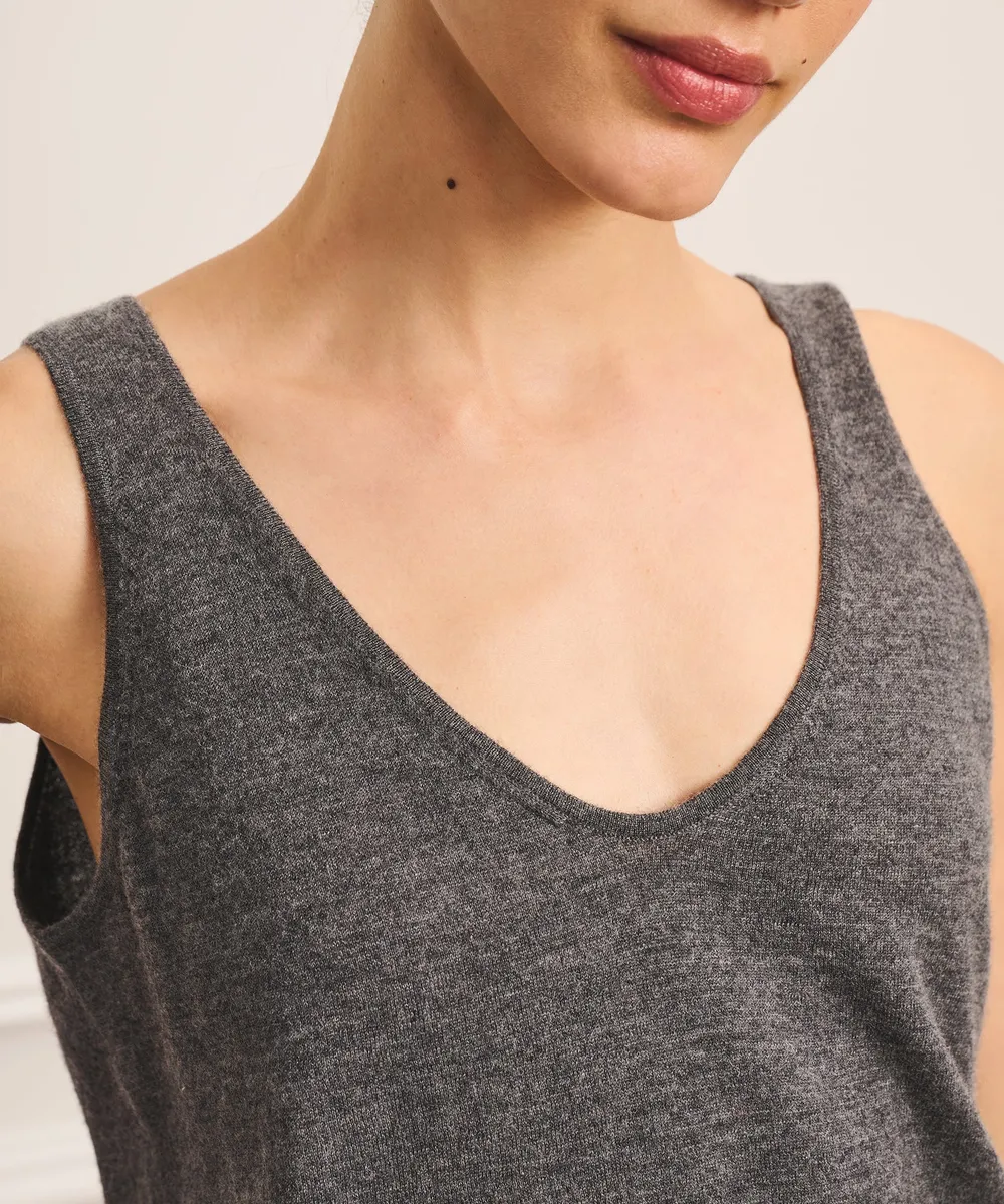 Super Fine Cashmere Tank 2