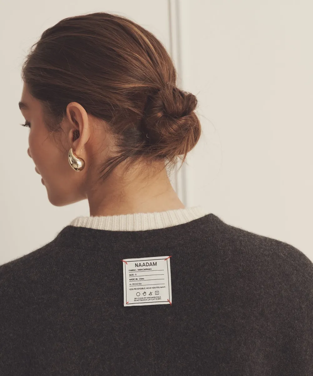 Super Luxe Cashmere Double Faced Poncho 7