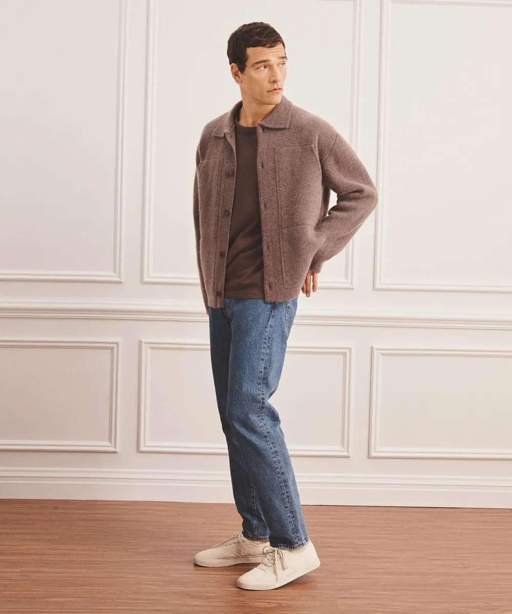 Super Luxe Cashmere Double Faced Utility Jacket 6